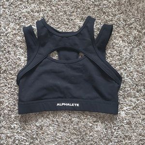 Alphalete Women’s Black Surface Bra